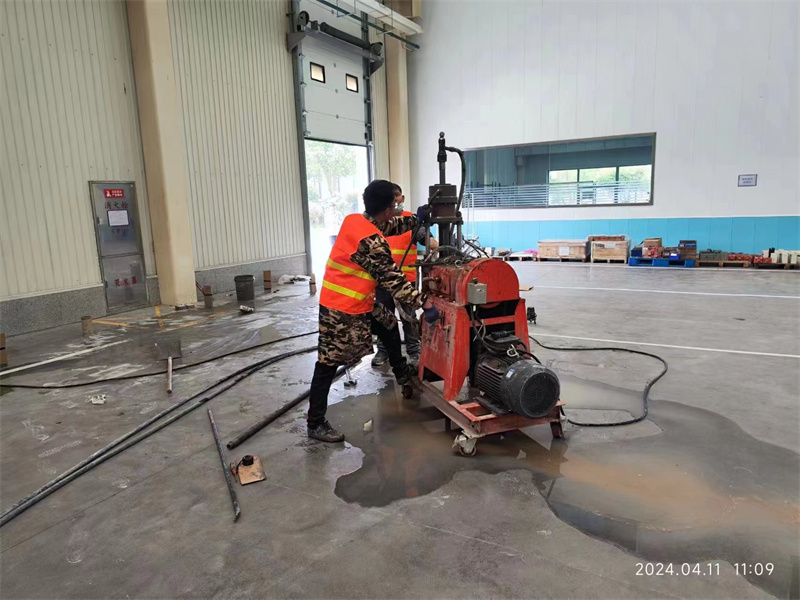 梨树厂房地面下沉塌陷注浆加固施工